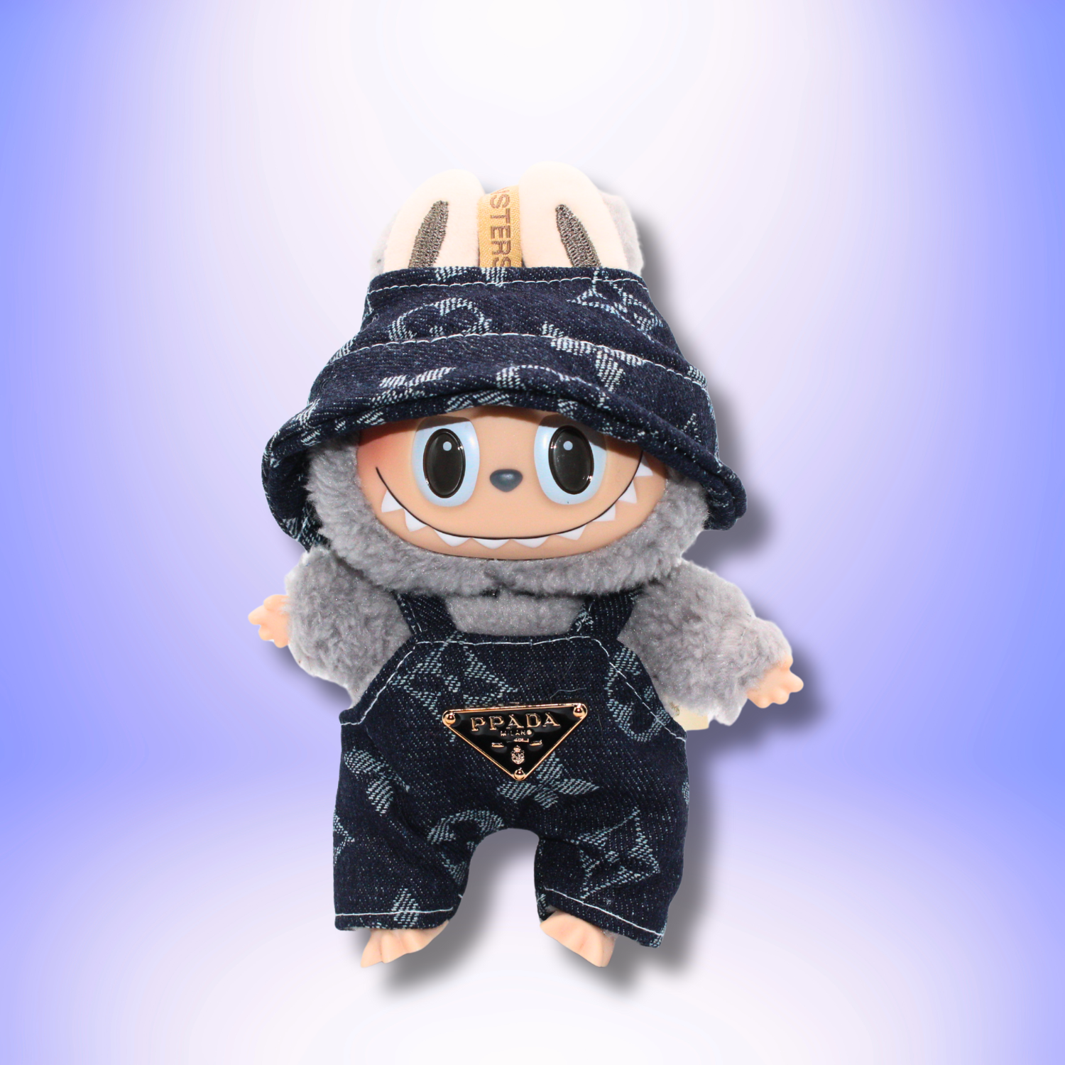 Denim Prada Bucket Hat Set